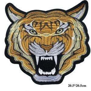 NWOT Large Iron-on Embroidered Tiger 🐅 Patch Applique